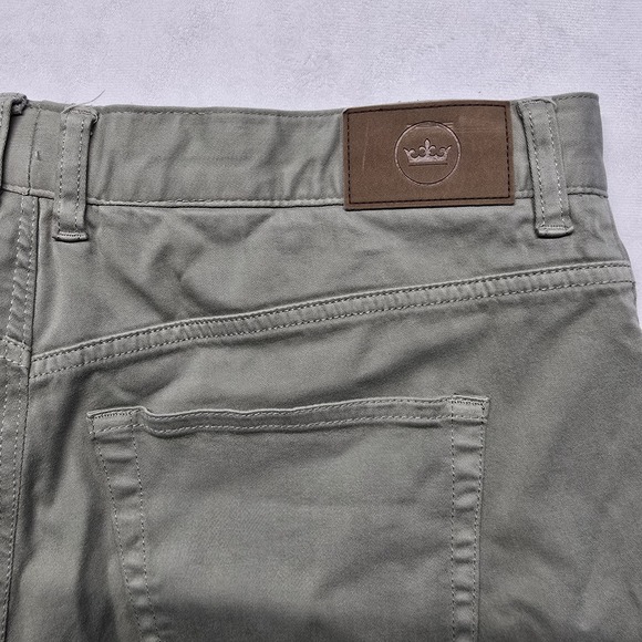 Peter Millar Men's Ultimate Sateen Five-Pocket Pants 34x27 Green - Picture 2 of 9